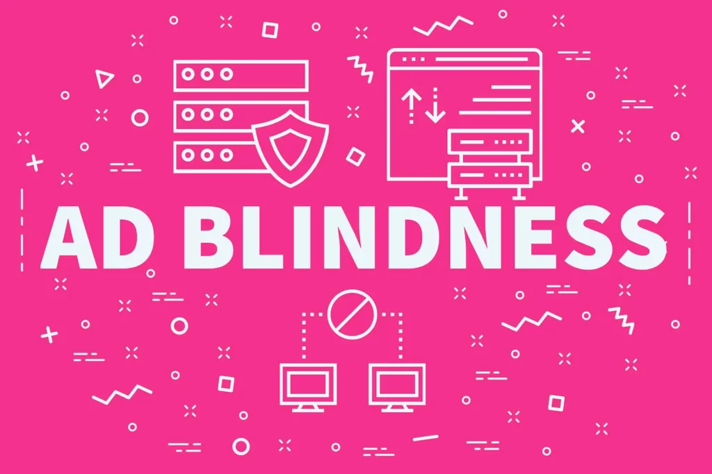 Social media marketing ad blindness