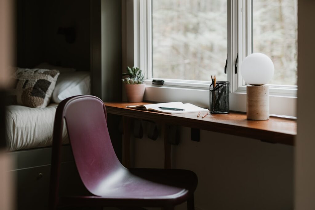 Sleek, modern balance scale sits on a clean, white desk, symbolizing the careful weighing of business assets and liabiliti...