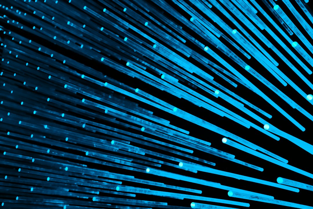 A modern, abstract image showing glowing blue lines and nodes forming a complex network, illustrating a future-proof, interconnected system for multi-location architecture.