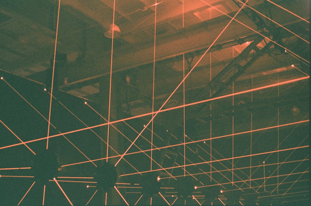 A modern architectural blueprint with glowing digital lines, symbolizing a precise and strategic framework for building technical infrastructure.