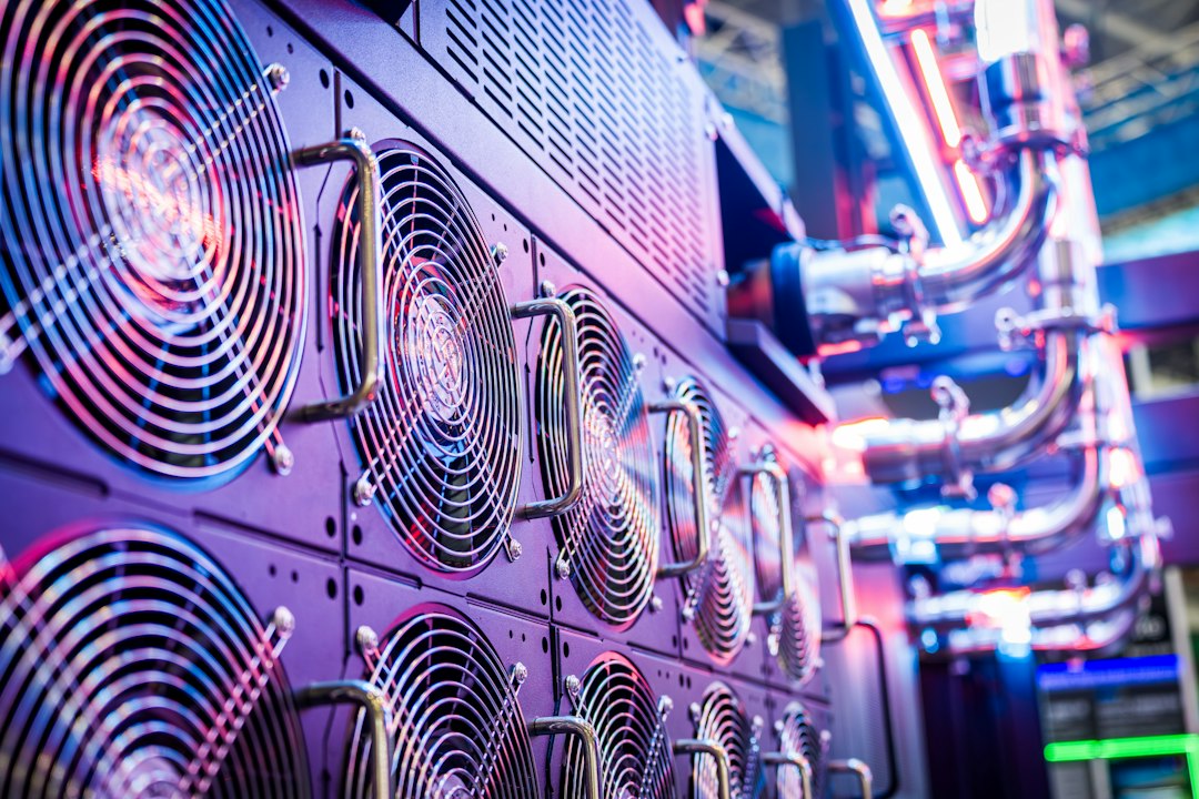 A single red warning light glows on a server rack in a dark data center, illustrating a critical system alert and the need for an SEO circuit breaker.